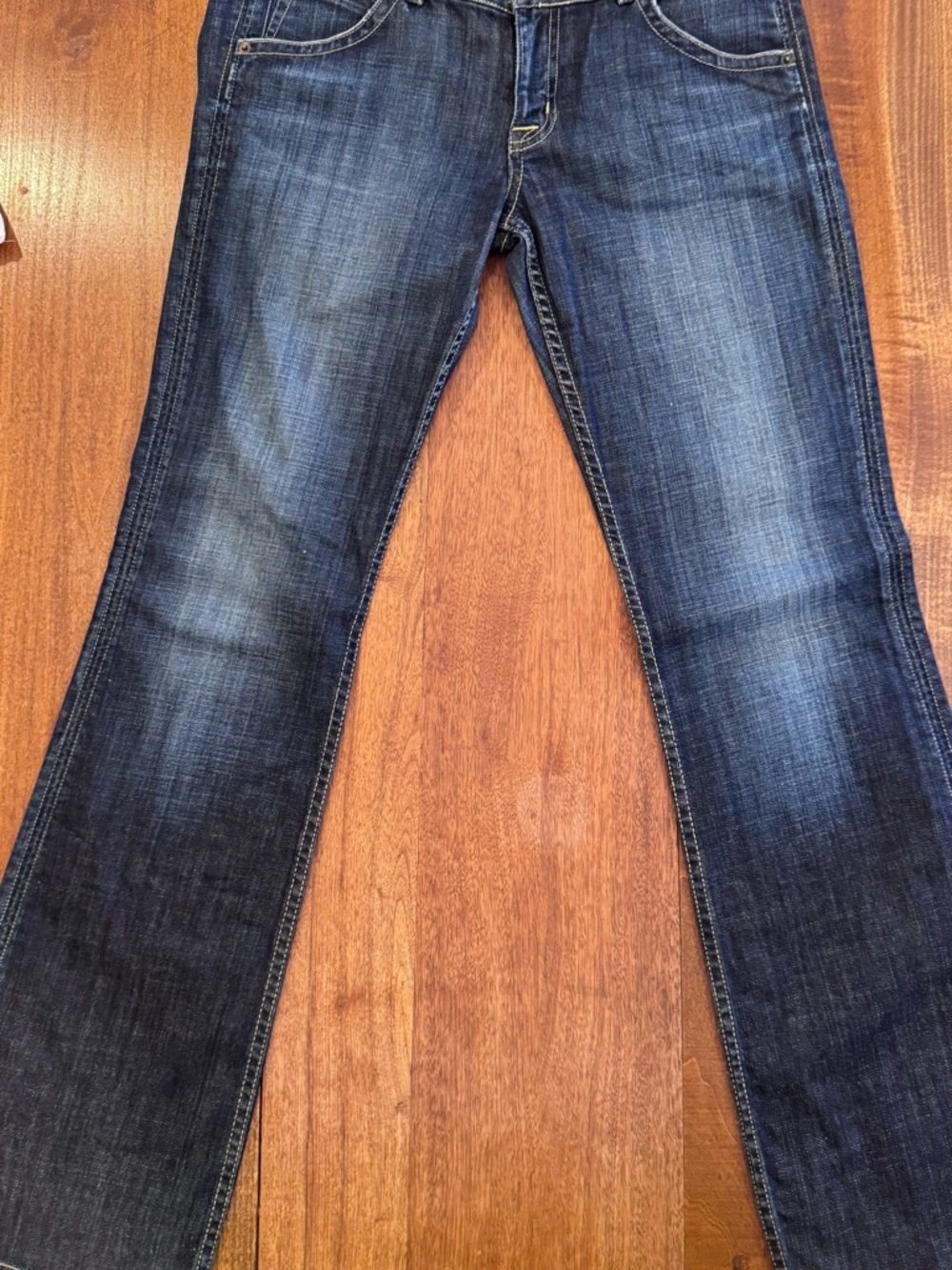 Hudson Jeans Collin Skinny Jeans Size 31 Elm Dark Wash